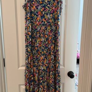 LOFT Beach collection Floral Maxi Dress